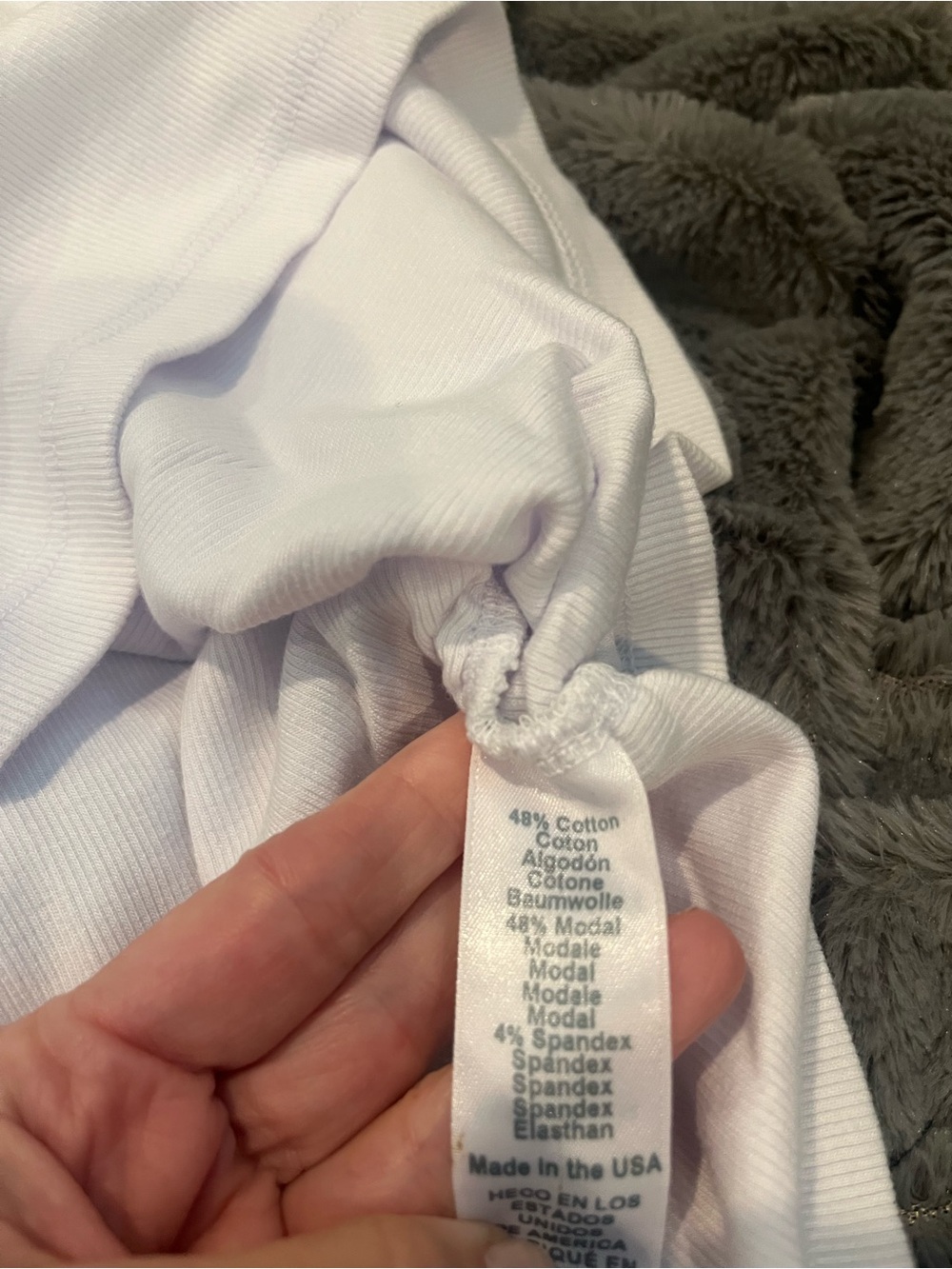 Michael Stars White Coco Ruched Tank - Picture 11 of 14